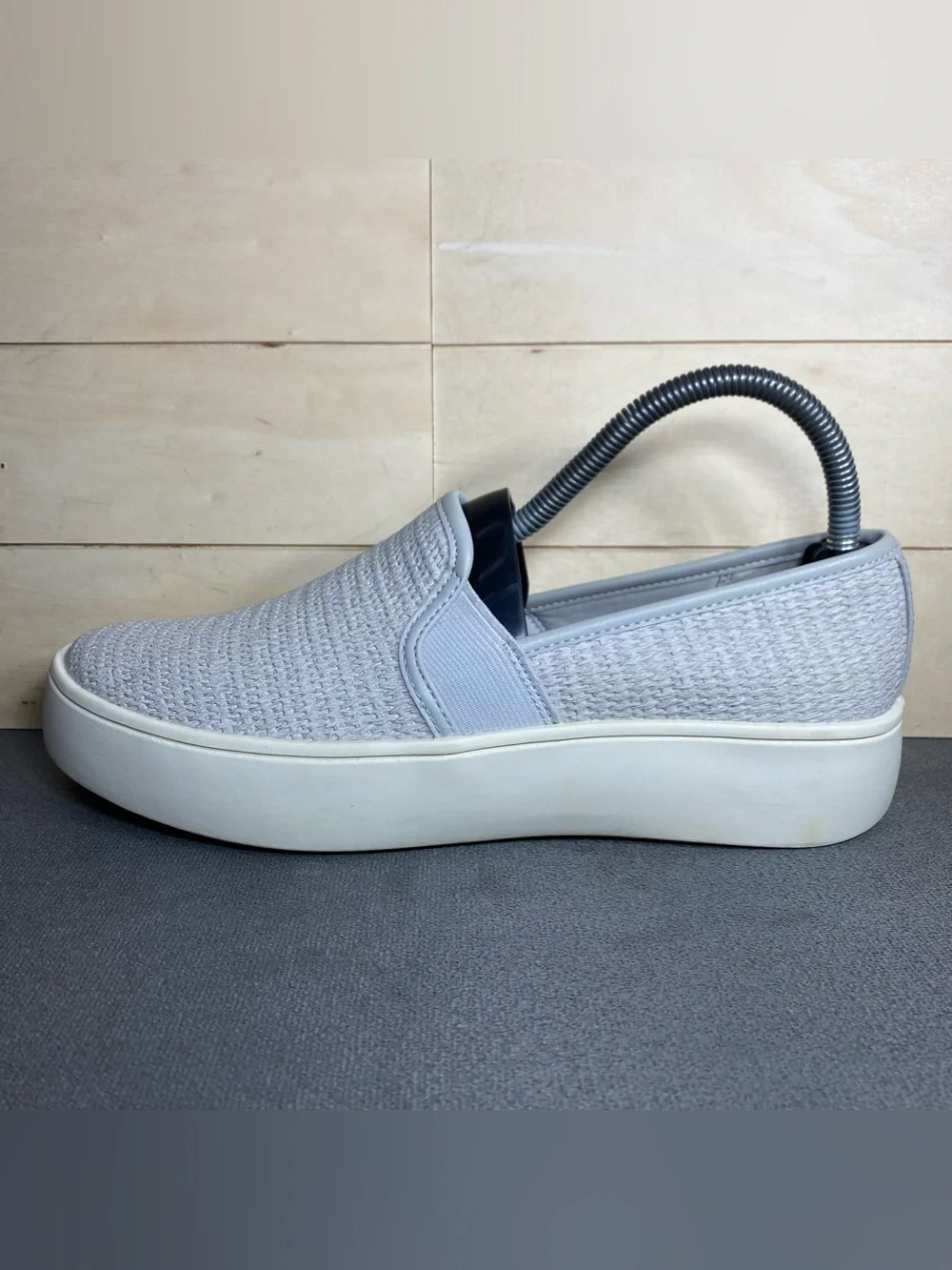 Frye Co Talon Slip-Ons Grey Women's Size 7.5 Shoes M Platform Sneakers